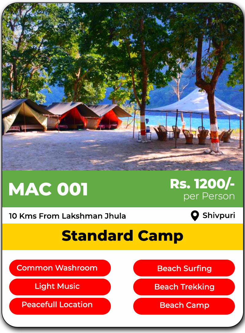 Camping in Rishikesh - The MAC Adventure
