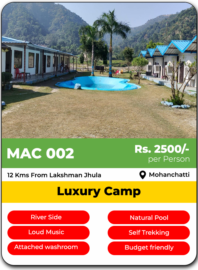 Camping in Rishikesh - The MAC Adventure
