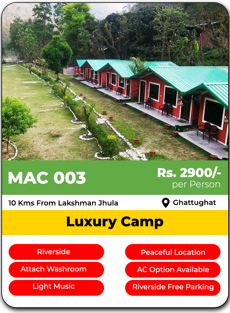 Camping in Rishikesh - The MAC Adventure