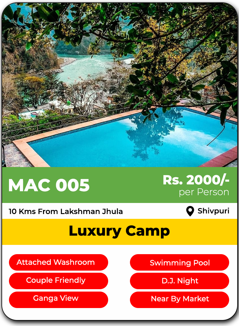 Camping in Rishikesh - The MAC Adventure