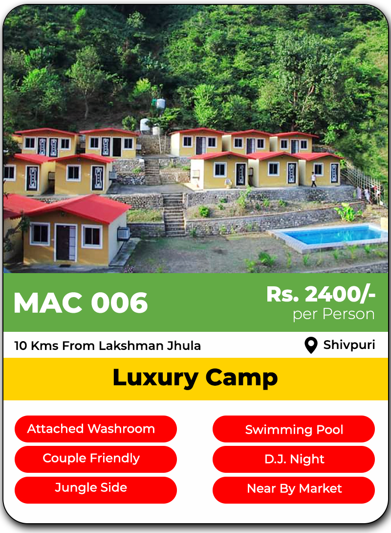 Camping in Rishikesh - The MAC Adventure