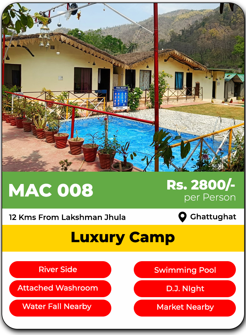 Camping in Rishikesh - The MAC Adventure