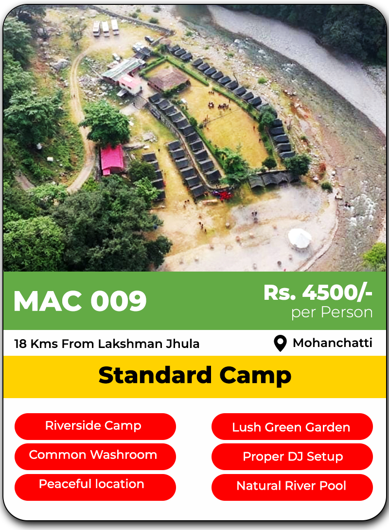 Camping in Rishikesh - The MAC Adventure