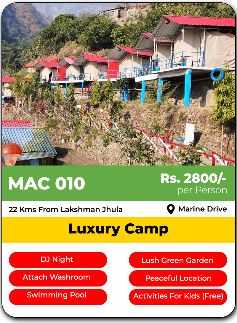 Camping in Rishikesh - The MAC Adventure