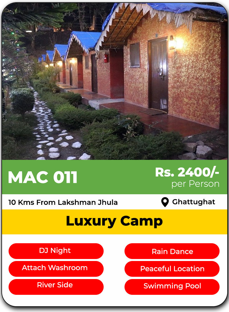 Camping in Rishikesh - The MAC Adventure