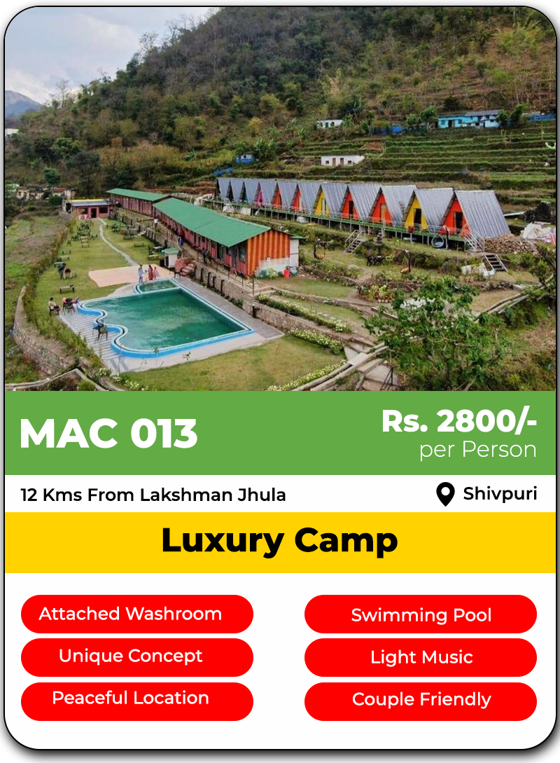 Camping in Rishikesh - The MAC Adventure