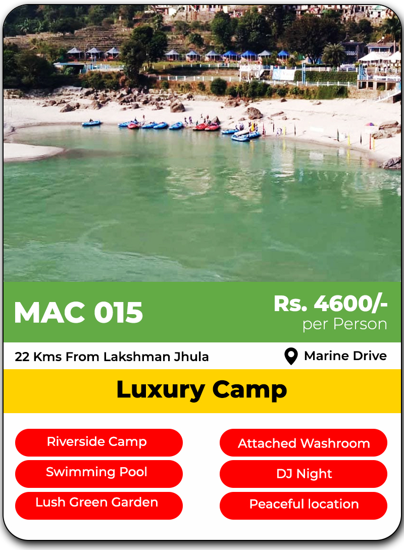 Camping in Rishikesh - The MAC Adventure